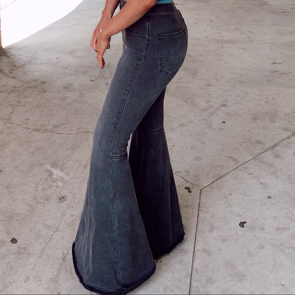 free people just float on flare jeans